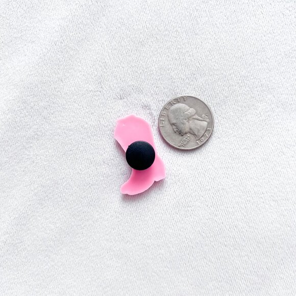 Pink and White Boot Cowgirl Crocs Shoe Charm - Picture 2 of 3